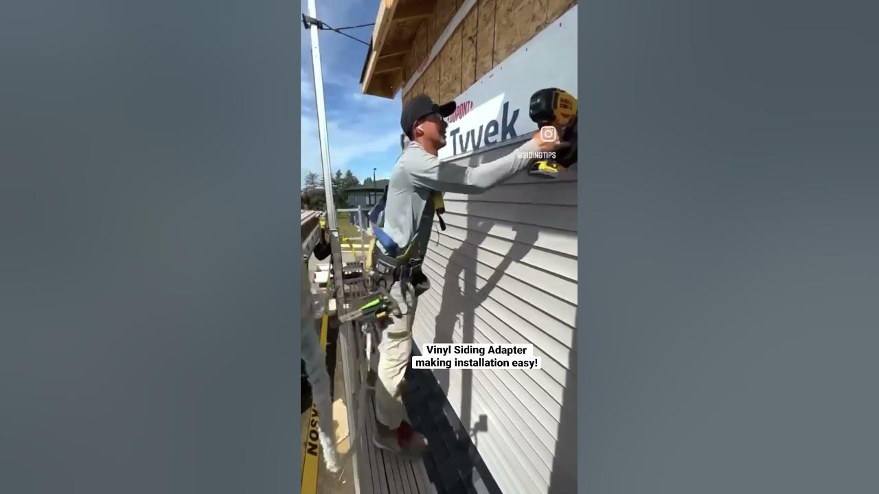 DeWalt Siding Nailer allows siding to float and expand and contract