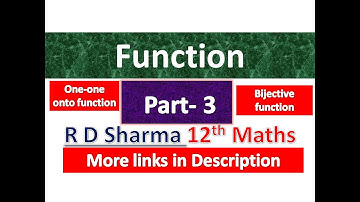 Function | R D Sharma | Class 12th Maths Solution | Dhanpat Rai Publication | Chapter 2 | Part 3