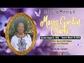 Thanksgiving Service For the Life of Mavis Gordon - Clarke