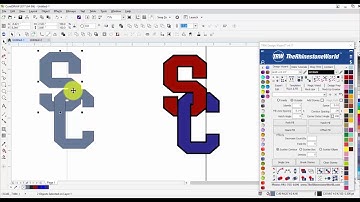 Interlocking Letters in the TRW Design Wizard