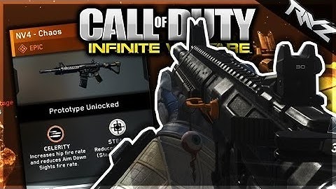 *NEW* NV4 CHOAS GAMEPLAY! INFINITE WARFARE NEW GOD GUN! (GUN REVIEW)