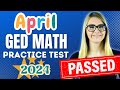 Ged math 2024  april ged math test