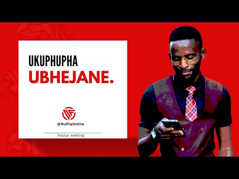 Ukuphupha ubhejane | @pastorweningi