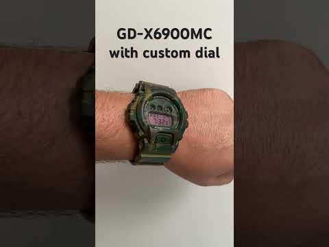 Casio GD-X6900MC with custom dial  @Relumer