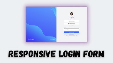 ASMR CODING | RESPONSIVE LOGIN PAGE | WEBSITE DEVELOPMENT | CSS HTML ( source-code in description! )