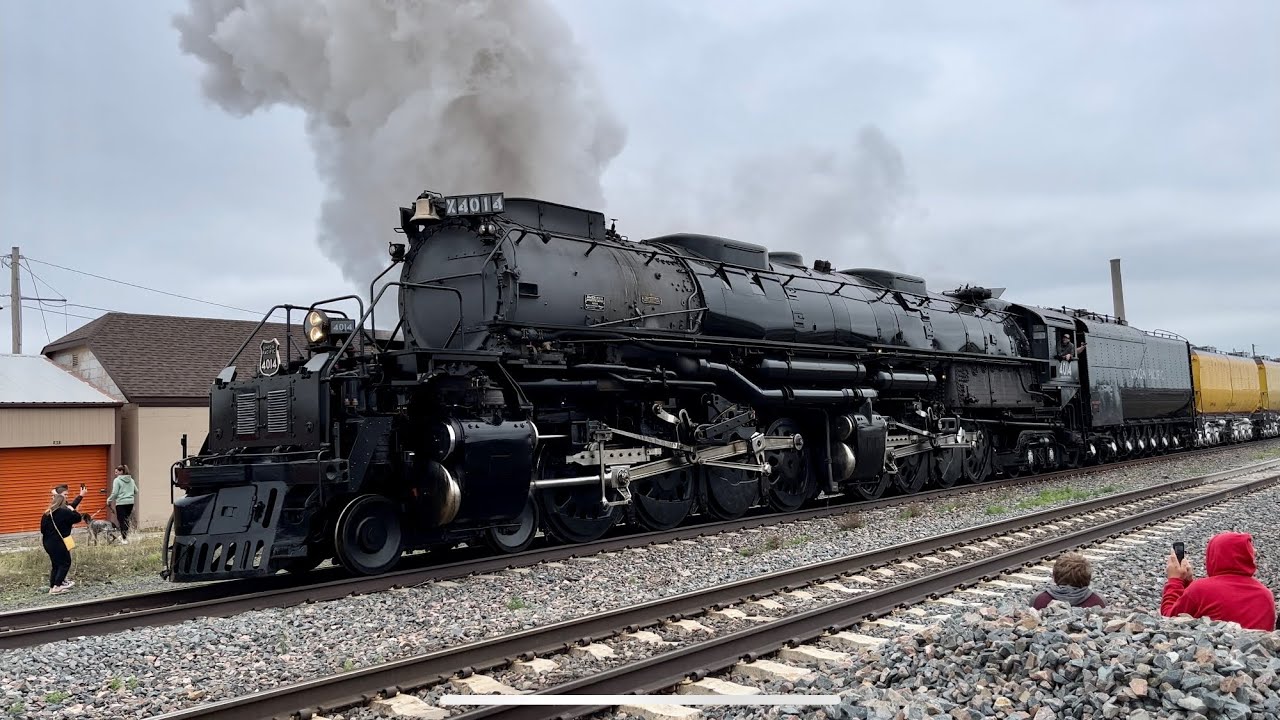 Union Pacific Big Boy 4014 Departing Columbus Nebraska 06 11 2023 Union Pacific Big Boy 4014 Departing Columbus Nebraska 06 11 2023