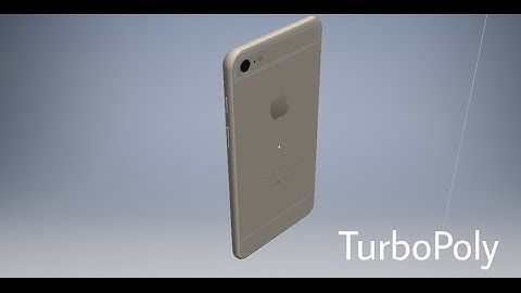 3D Design Of iPhone 6s - Autodesk Inventor
