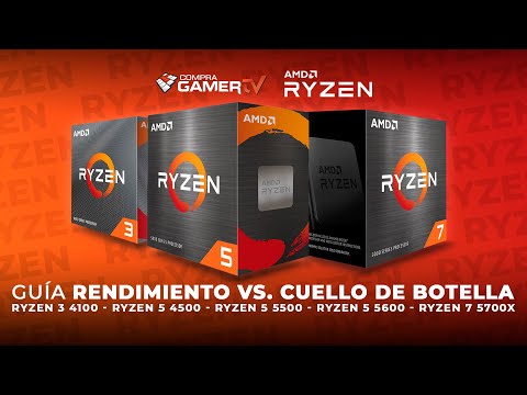 Cómo elegir tu procesador AMD Ryzen sin Cuello de botella 4100/4500/5500/5600/5700X  #CompraGamerTV
