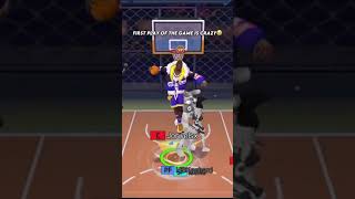 1st Play Of The Game Is Crazy | #mobilegames #3v3basketball #Basketrio #Shaq screenshot 2