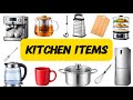 Kitchen Items for Kids | Learn Kitchen Vocabulary in English