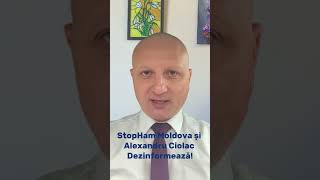 СтопХАМ Молдова și Alexandru Ciolac dezinformează cetățenii!