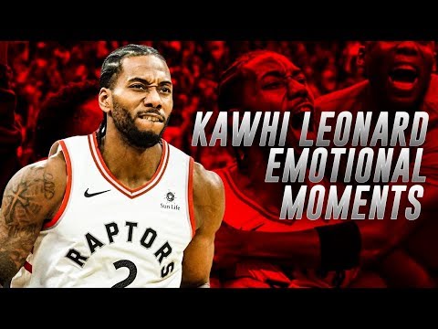 Every Time Kawhi Leonard Was Emotional [HIGHLIGHTS]
