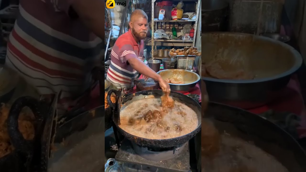 Man Frying Chicken Using Bare Hands Viral Video Ali Center Shorts