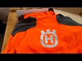 UNBOXING Protective clothing Husqvarna Technical