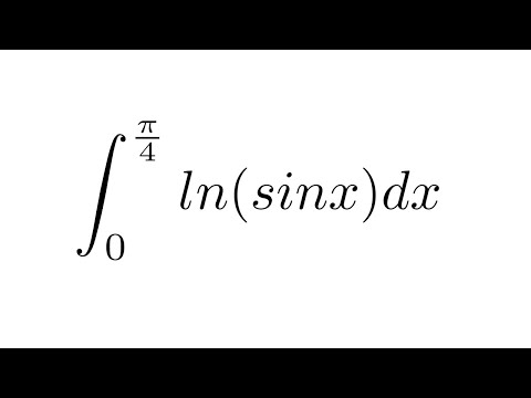 Integral of ln(sinx)