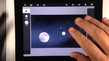 Introduction to Photoshop Touch - The Show Pointer Tool