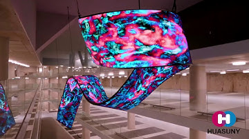HUASUNY Ultra Soft LED Screen Flexible LED Display Ribbon Rubber Soft LED Panels