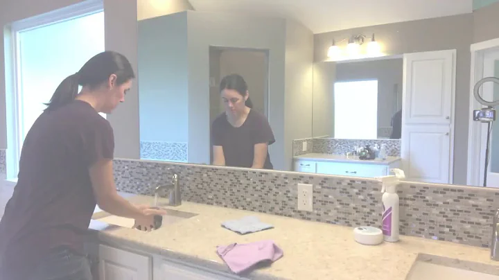 Bathroom Cleaning with Norwex - Time Lapse by Heat...