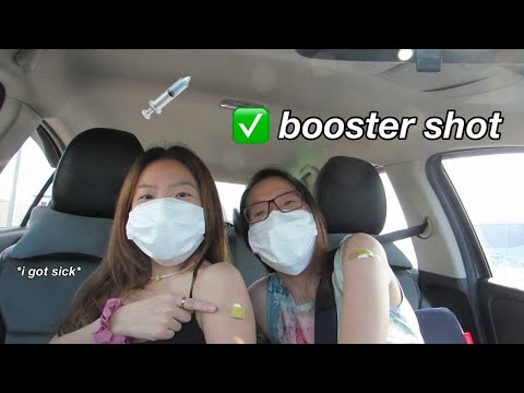 GOT MY BOOSTER SHOT VLOG + SIDE EFFECTS💉| Krisha Joy
