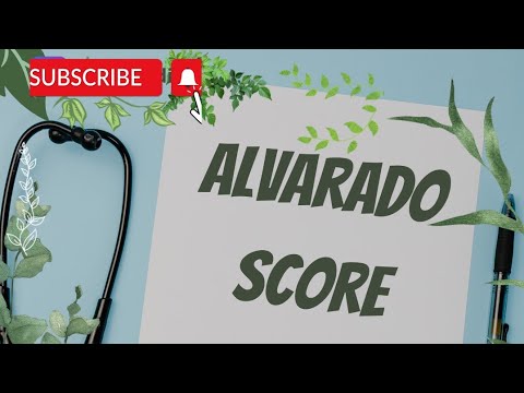 ALVARADO Score for Acute Appendicitis with Mnemonic