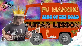 Fu Manchu - King of the Road full guitar lesson + TAB