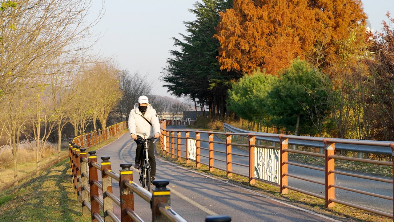 브롬톤 타고 나홀로 대전,신탄진 대청댐 라이딩 🚴 자전거여행 (Feat.오즈모액션6)
