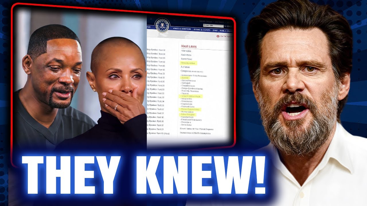 Jim Carrey EXPOSES Full List Of Hollywood Stars COVERING UP Will & Jada