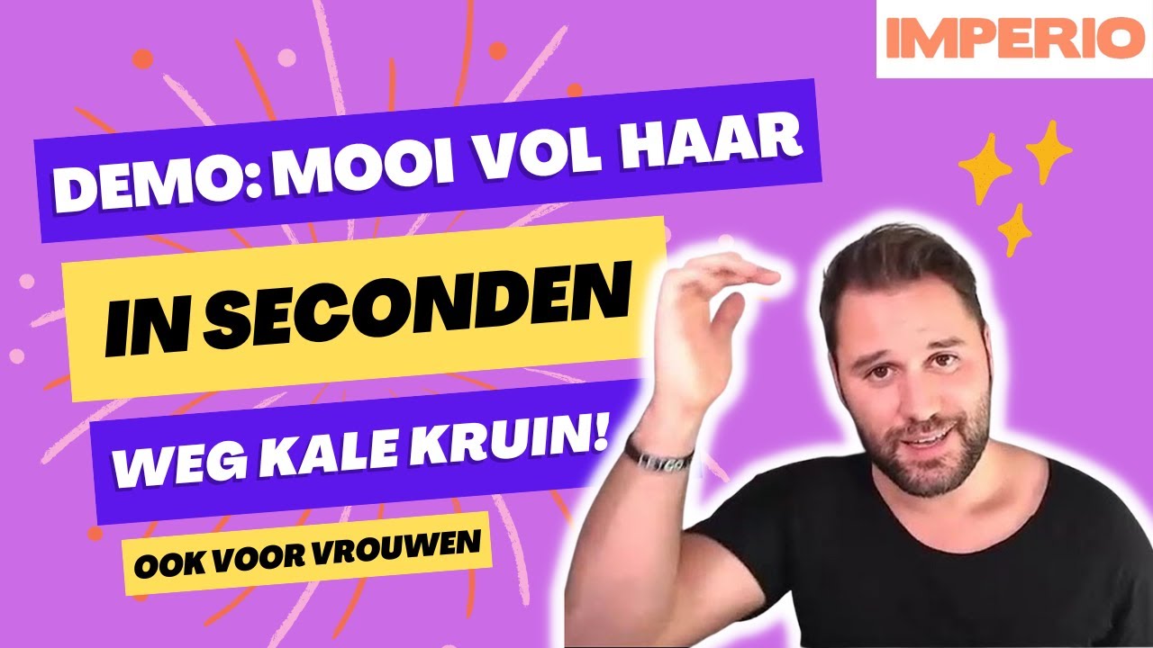 Dun Haar Dik Maken · Vol Haar In Seconden · Demo IMPERIO Haarvezels