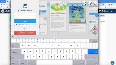 Student Smart Start #1 — Getting into SKIES — TK-1 using Schoology