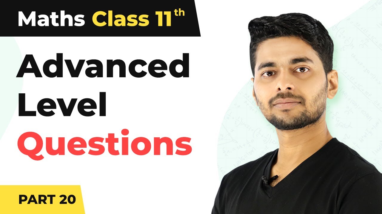 Advanced Level Questions (Part 20) | Basic of Higher Maths | Maths ...