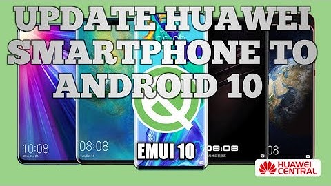 UPDATE YOUR HUAWEI SMARTPHONE TO ANDROID 10 | EMUI 10| ANDROID 10 ON P30 AND P30 PRO