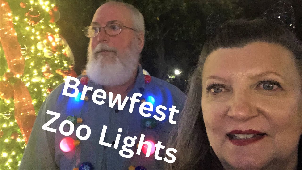 Brewfest Houston Zoo Lights 2019, Christmas Lights YouTube
