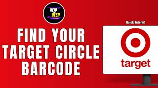 HOW TO FIND YOUR TARGET CIRCLE BARCODE IN THE TARGET APP