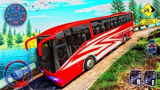 Hill Coach Bus Driving Simulator - Offroad Mobile Bus - Android GamePlay screenshot 2
