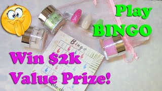 Double Dip BINGO - Win $2000 Value Prize