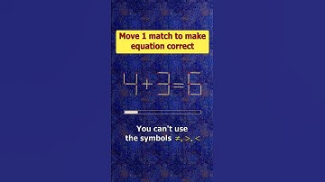 Fix the equation by moving 1 stick #shots #puzzles #logicpuzzles #mathspuzzle #hindipuzzles