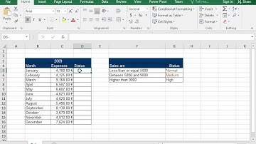 Use nested IF functions (Excel 2016)