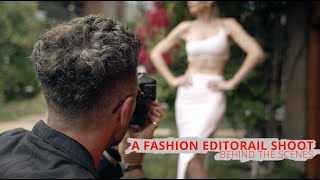 An Editorial Photo Shoot on Film - Behind the Scenes