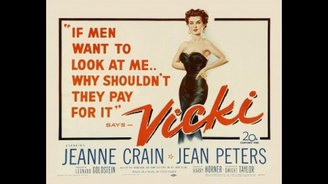 Vicki 1953  Jeanne Crain Jean Peters Richard Boone | Film Noir Crime Drama Suspense Thriller Movie