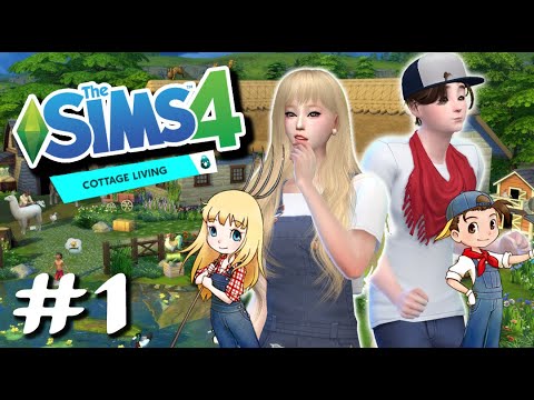 The sims 4 Cottage Living🌱เปลี่ยนเดอะซิมซ์ให้เป็น Harvest moon!!