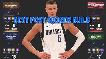 BEST POST SCORER BUILD | GLITCHY CENTER 45+ BADGES NBA2K20!