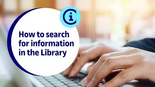 🔍 [LIBRARY] How to search for information