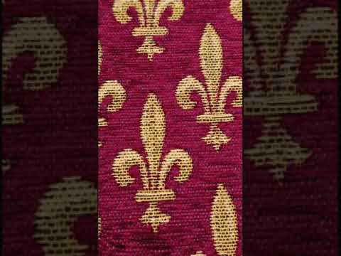 Fleur de Lys Rouge IV cushion covers