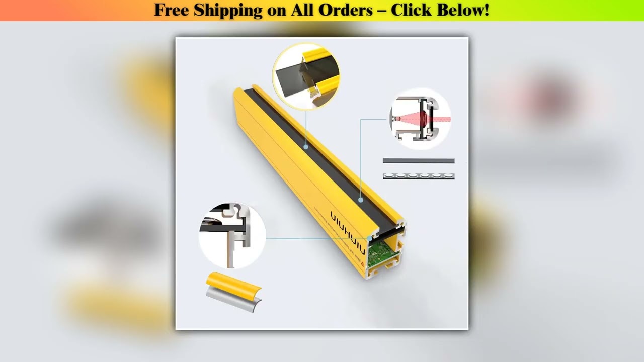 Safety Light Curtain Sensor Switch 8 10 12 14 Beam Infrared Grating Protection Device 20mm 40mm