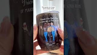 Friendship, We Never Walk Alone | Personalized Wine Tumbler