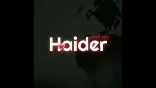 ️  Haider️Haider️