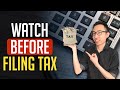 Watch Before Filing Tax! (NEW Home Expense Claim Methods!)