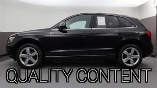 2012 Audi Q5 interior quality check