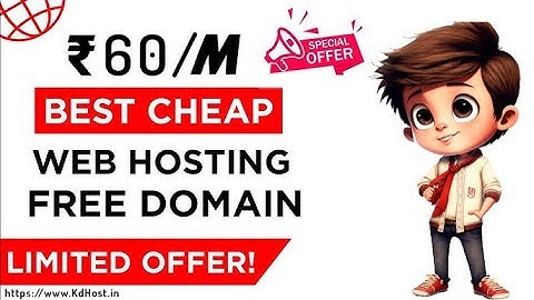 Free Domain  and Cheapast Web Hosting Rs.720 Per Year - Best WordPress Hosting
