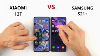 Xiaomi 12T vs Samsung S21+ | SPEED TEST